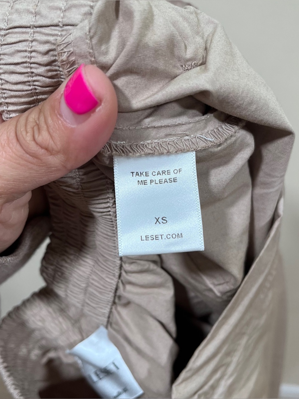Leset Kyoto barrel pant xs cypress size XS cargo tan EUC - Picture 10 of 11